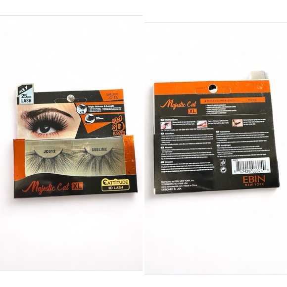 Cattitude 3D Lash Majestic Cat XL– Diva 25mm 3D Lashes Triple Volume Reusable - Picture 7 of 8